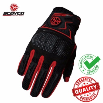 SCOYCO ถุงมือมอเตอร์ไซค์ เต็มนิ้ว มีเกราะ รุ่น MC 23 (สีแดง) ไซด์ XL SCOYCO ถุงมือมอเตอร์ไซค์ เต็มนิ้ว มีเกราะ รุ่น MC 23 (สีแดง) ไซด์ XL